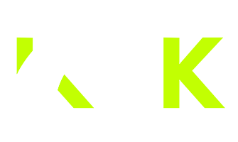 K&K Contracting logo featuring bold green and white colors, representing paving services for asphalt and concrete projects.